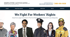 Desktop Screenshot of employeeadvocatesllc.com